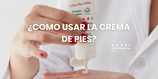 como usar crema de pies