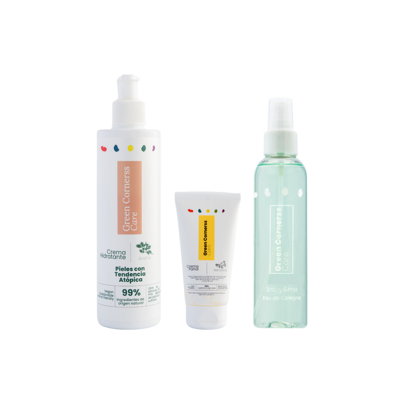 PACK: Crema Hidratante + Crema de Pañal + Colonia