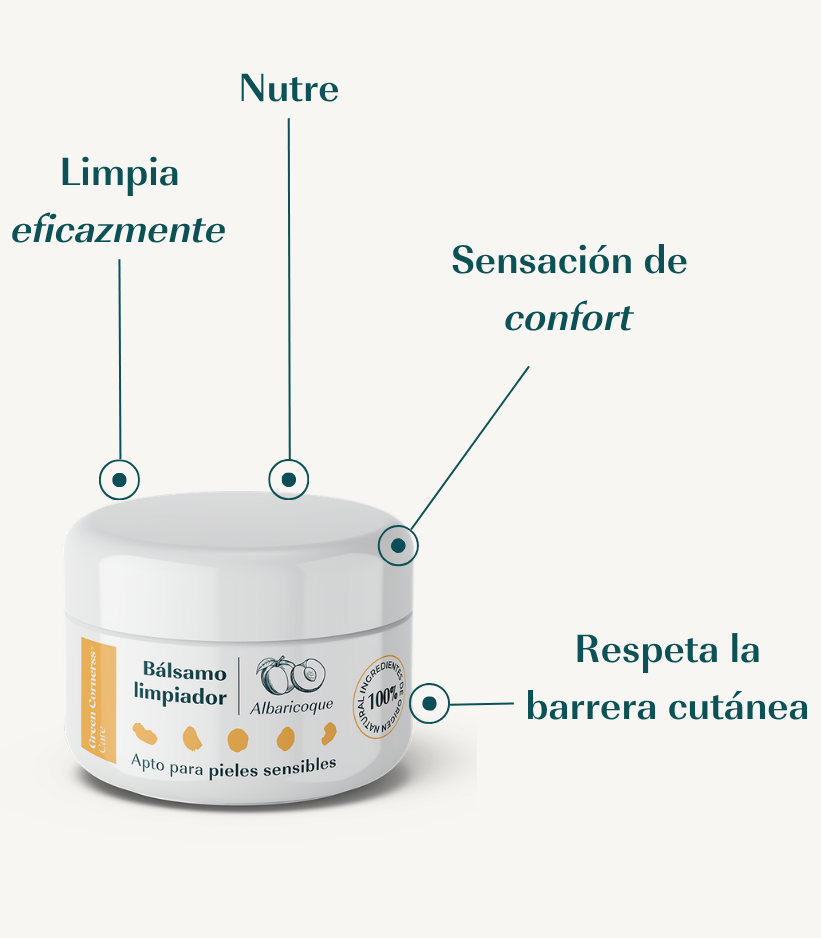 Bálsamo limpiador facial de albaricoque