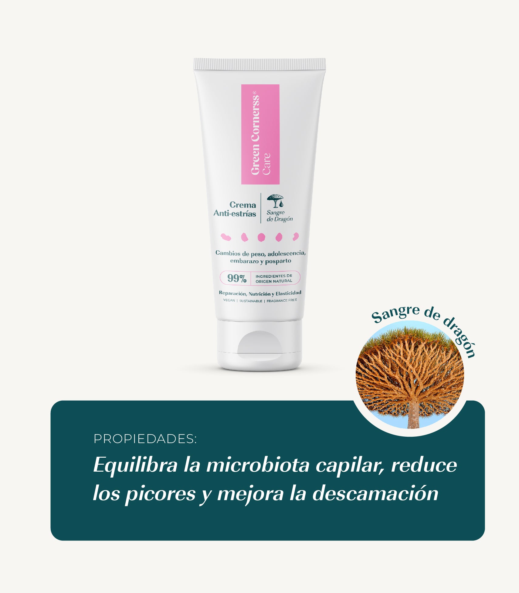 Crema anti-estrías con sangre de dragón