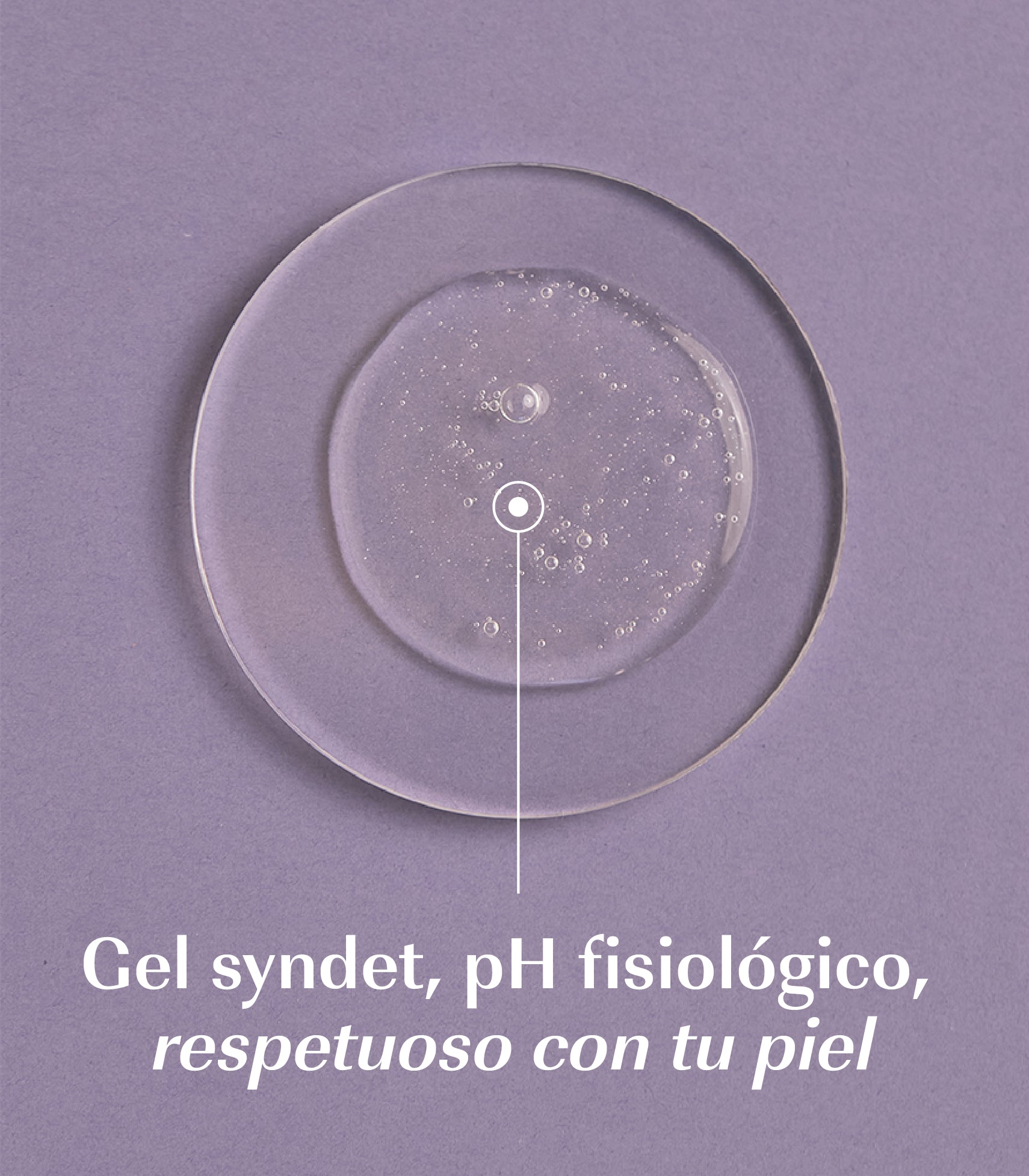 Gel de baño de arroz púrpura apto para piel atópica