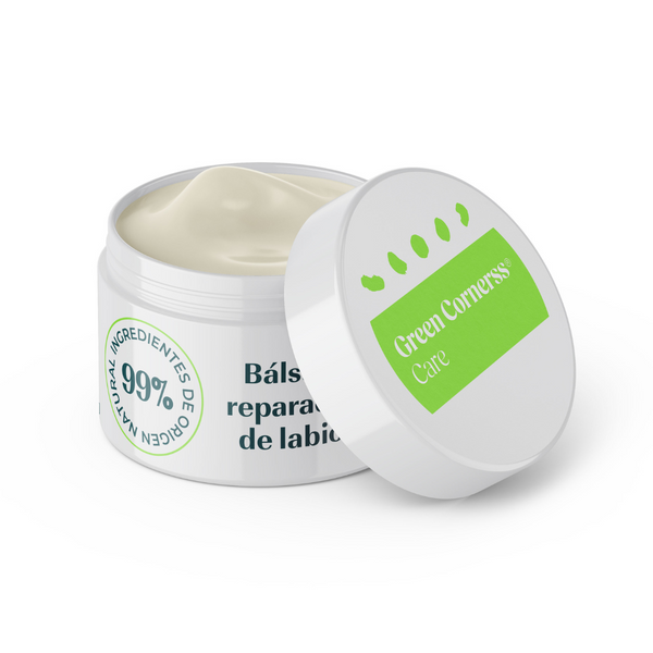 Bálsamo labial reparador con aguacate.
