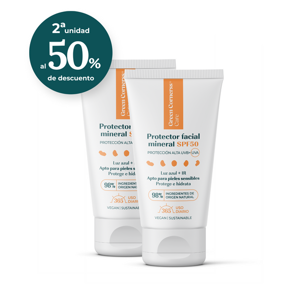 Pack Protector Facial Mineral SPF50